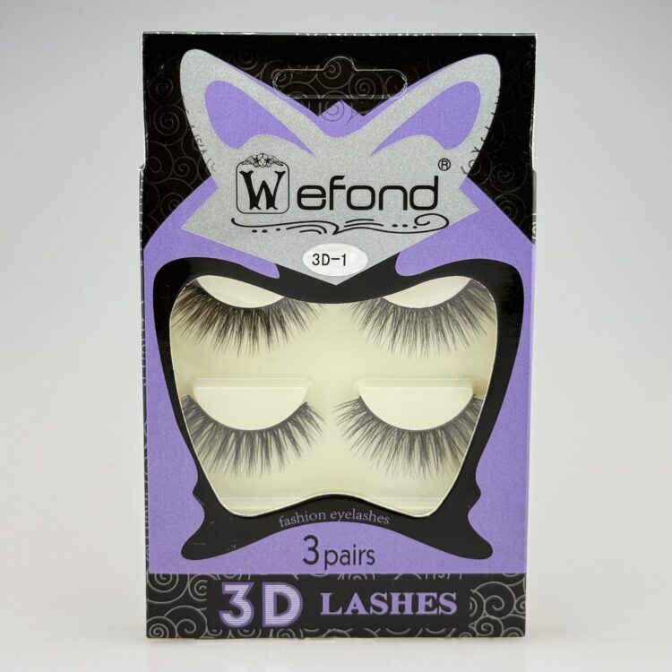 مژه 3D پک3جفتی