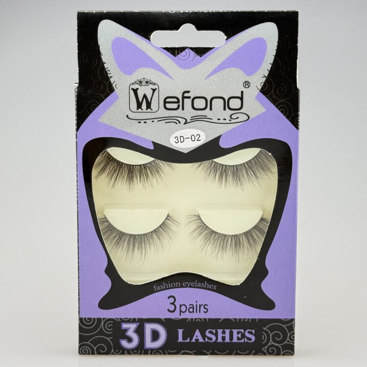 مژه 3D پک3جفتی