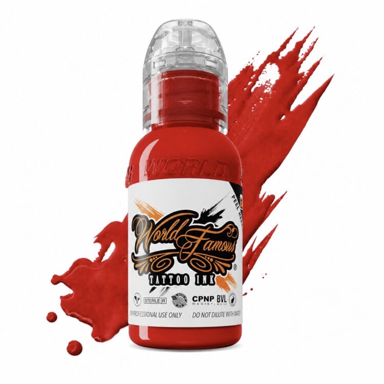 رنگ تاتو وردفیمس STRAIGHT RED